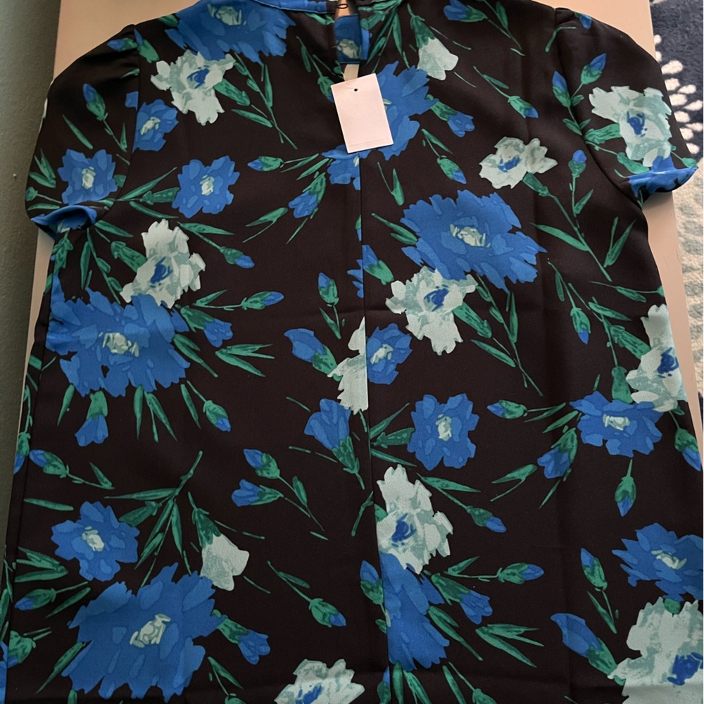 J Crew floral blouse size XS